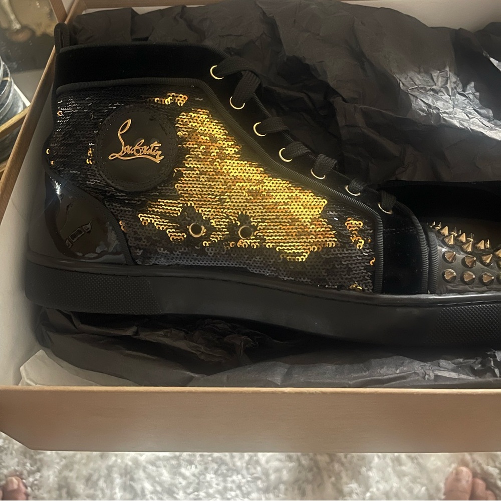 Christian Louboutins men’s shoes.Size 42 euro.Original price $795 for sale $515